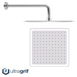 DUCHA PARED ABS CUADRADA